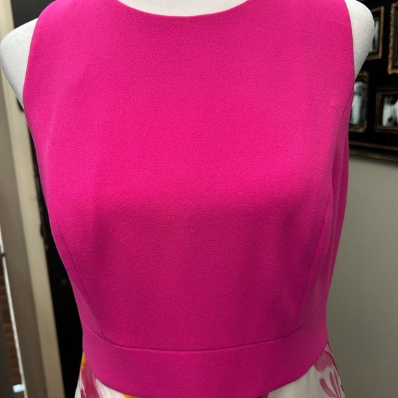 NWT Eliza J Poppy Floral Maxi Print Block Ball Gown Dress Sz 8 Formal Event - Picture 5 of 16